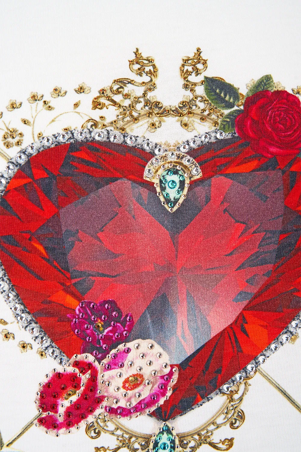 DOUBLE FRILL SLEEVE TEE OLÉ OLÉ sold by Camilla product image thumbnail 3