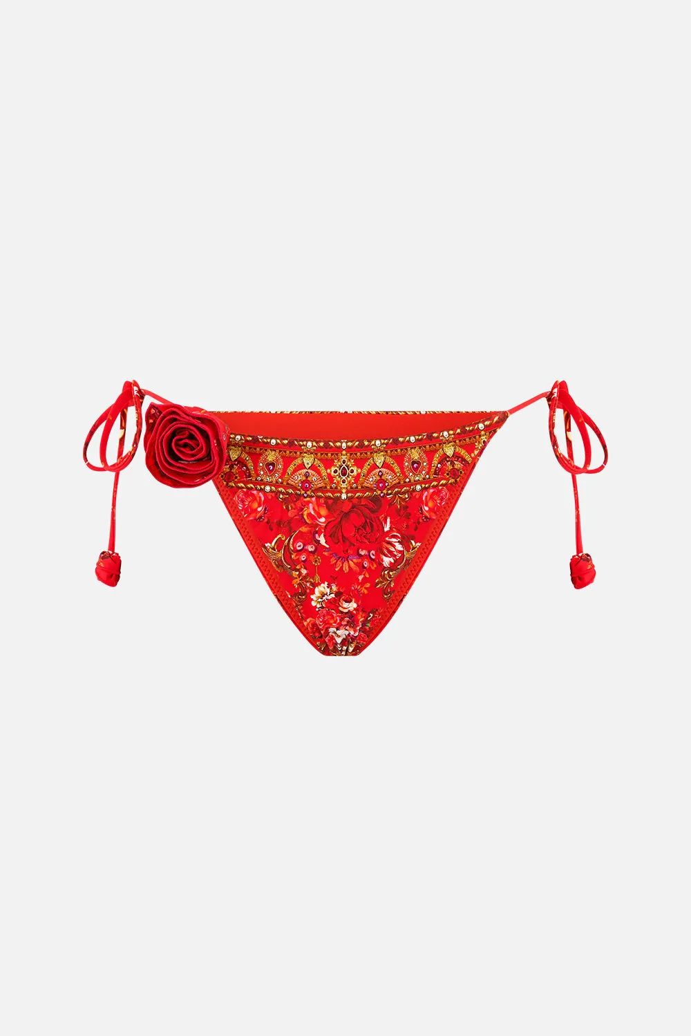 DIP WAIST SKIMPY BIKINI BOTTOM WITH ROSETTES OLÉ OLÉ sold by Camilla product image thumbnail 3