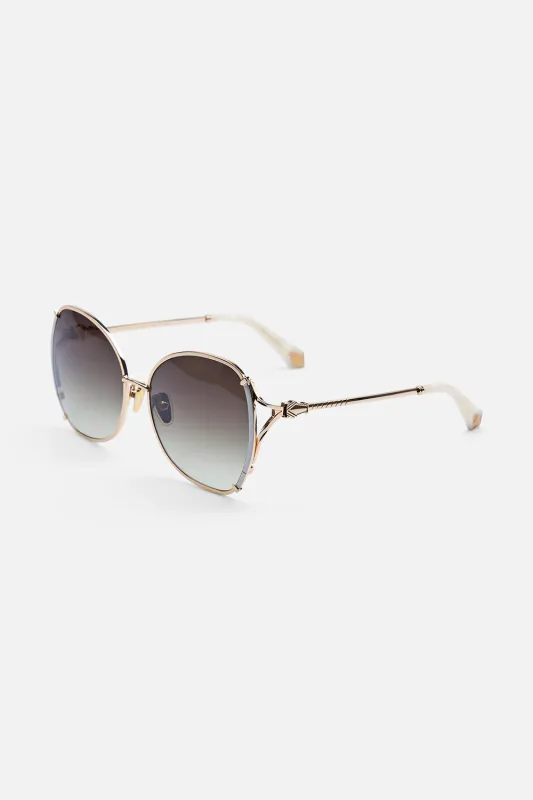 LADY LIBERTINE SUNGLASSES GOLD / IVORY made by Camilla