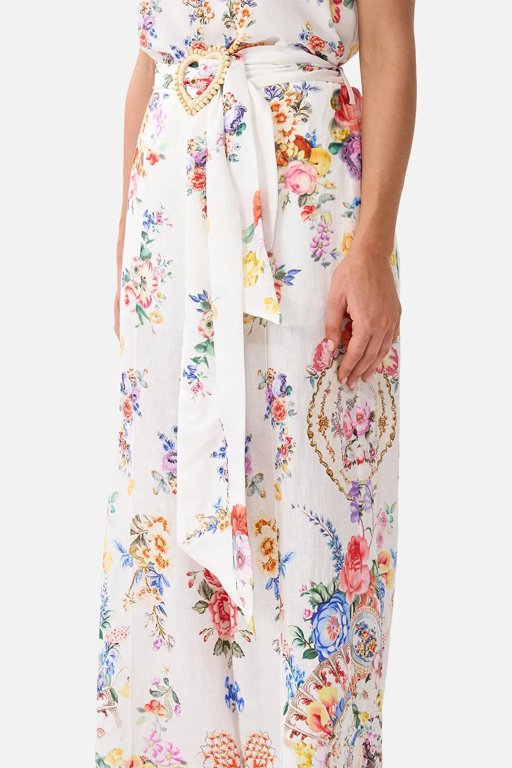 SCARF BELT WIDE LEG PANT I LEFT MY HEART IN GRANADA sold by Camilla product image thumbnail 4