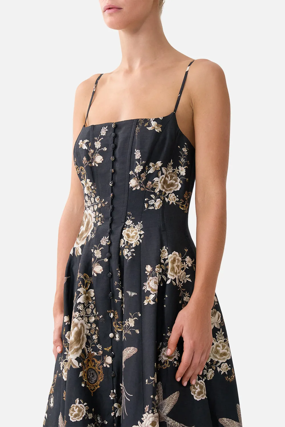 CORSET DRESS WITH LONG FLARED SKIRT FLAMENCO FOLKLORE sold by Camilla product image thumbnail 4