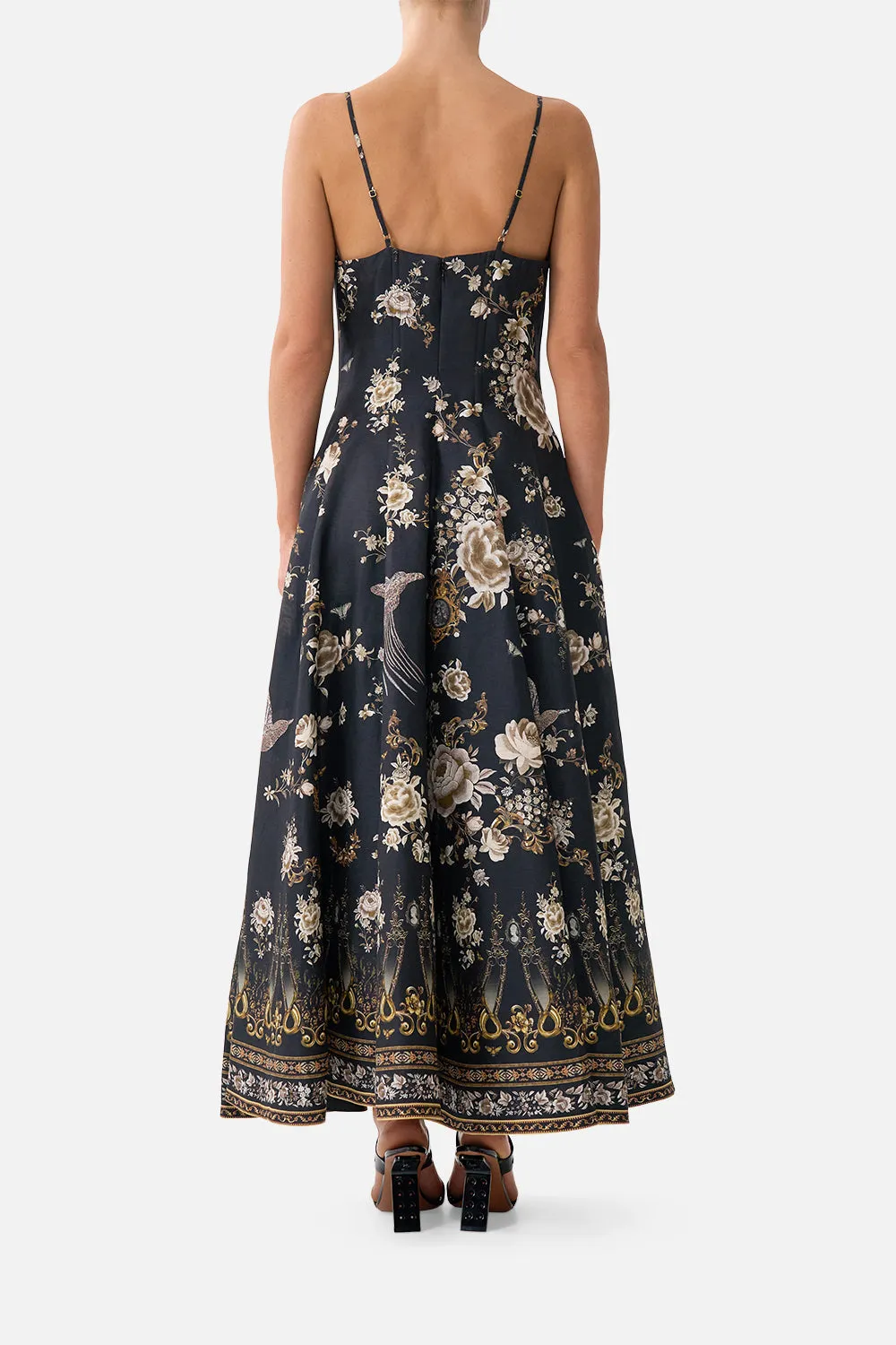 CORSET DRESS WITH LONG FLARED SKIRT FLAMENCO FOLKLORE sold by Camilla product image thumbnail 2