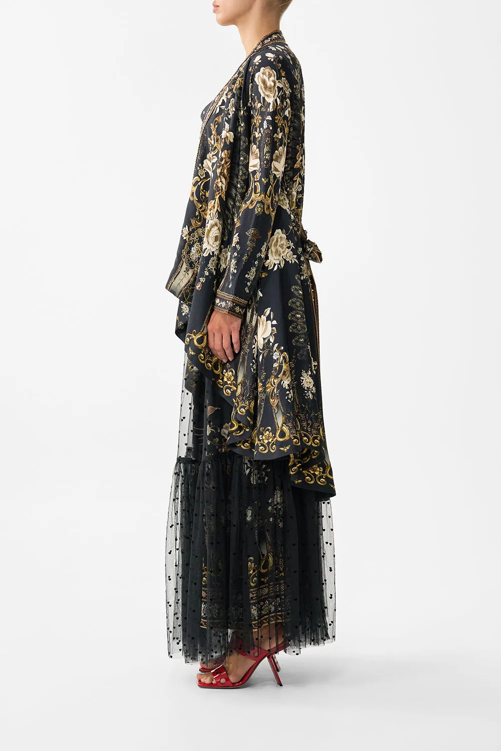 CROPPED SLEEVE LAYER WITH WAIST TIE FLAMENCO FOLKLORE sold by Camilla product image thumbnail 4