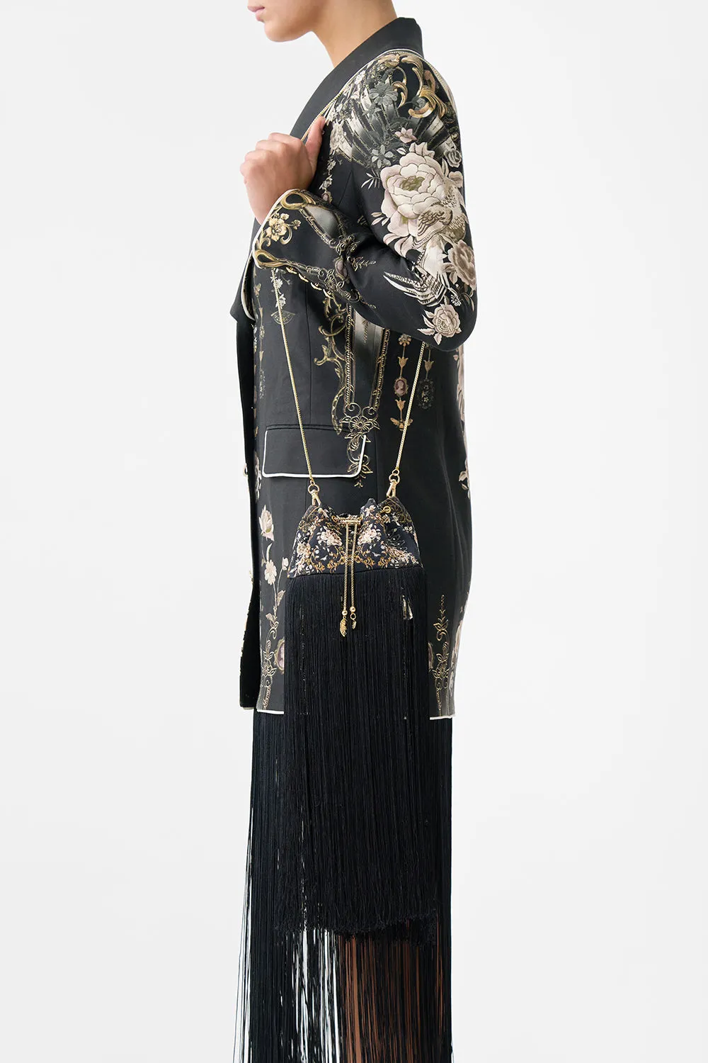 DRAWSTRING POUCH WITH FRINGING FLAMENCO FOLKLORE sold by Camilla product image thumbnail 2