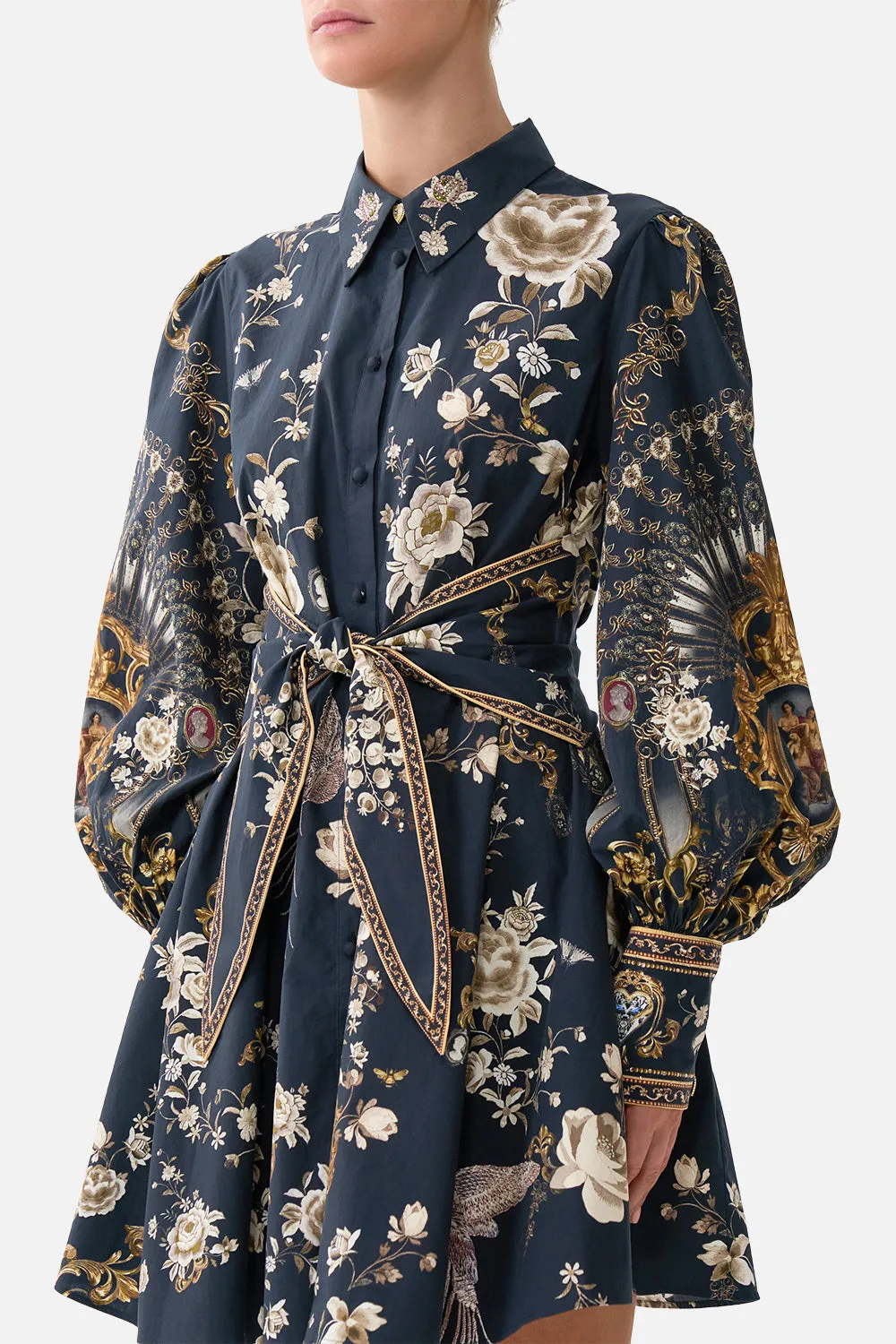 SHORT WAIST TIE SHIRT DRESS FLAMENCO FOLKLORE sold by Camilla product image thumbnail 4