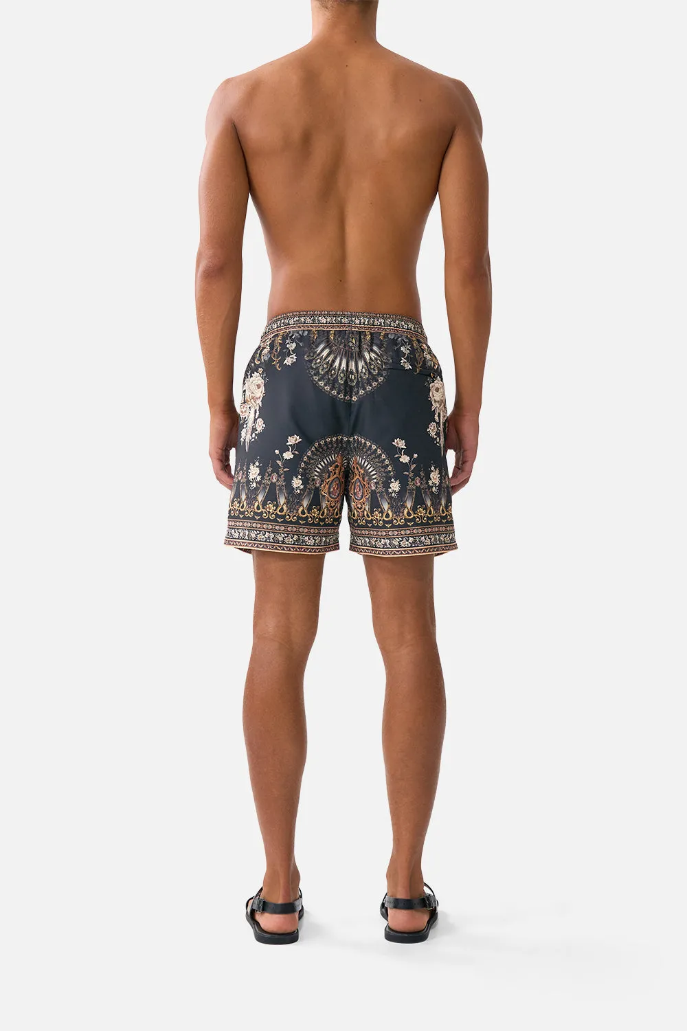 MID LENGTH BOARDSHORT WITH ELASTIC WAIST FLAMENCO FOLKLORE sold by Camilla product image thumbnail 2