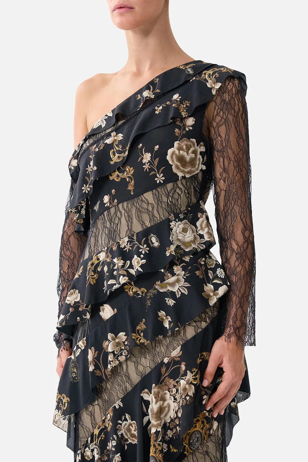 ASYMMETRIC FRILL PANELLED DRESS FLAMENCO FOLKLORE sold by Camilla product image thumbnail 5