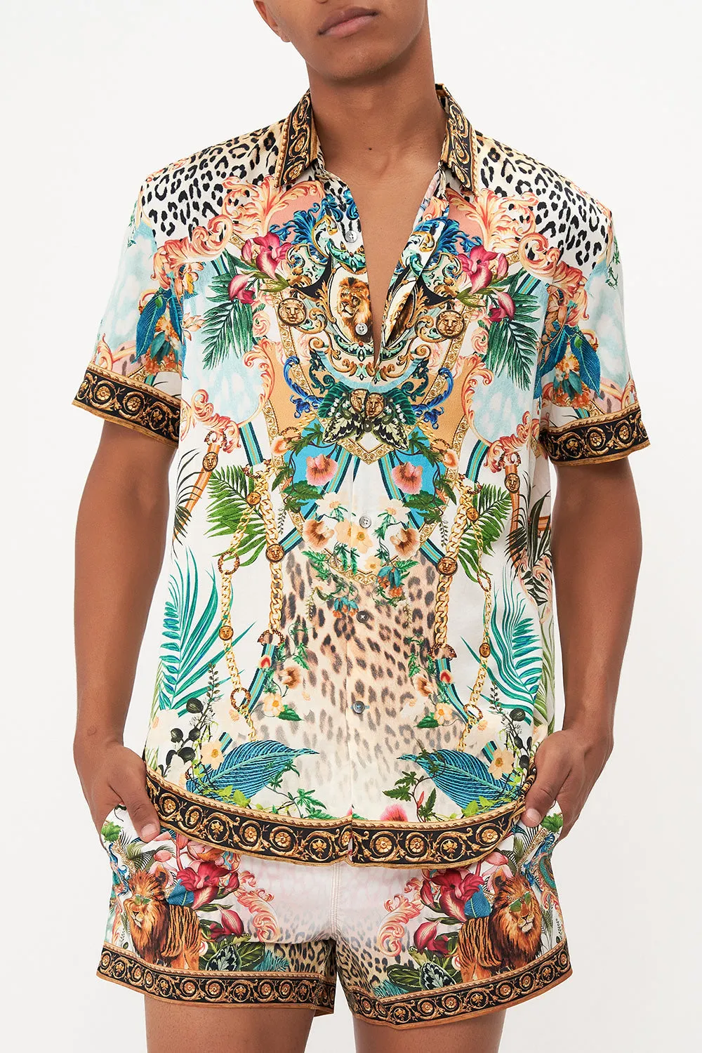 SHORT SLEEVE BUTTON THROUGH SHIRT ROYALTY LOYALTY sold by Camilla product image thumbnail 5