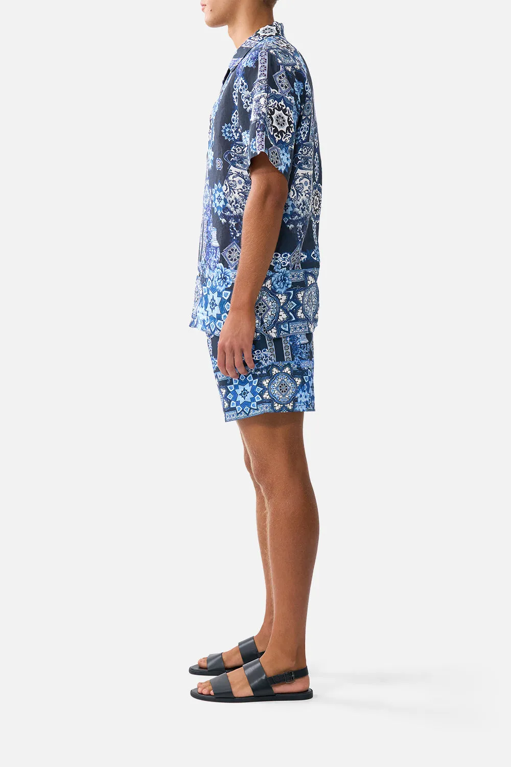 SHORT SLEEVE CABANA SHIRT A TILED WONDERLAND sold by Camilla product image thumbnail 4