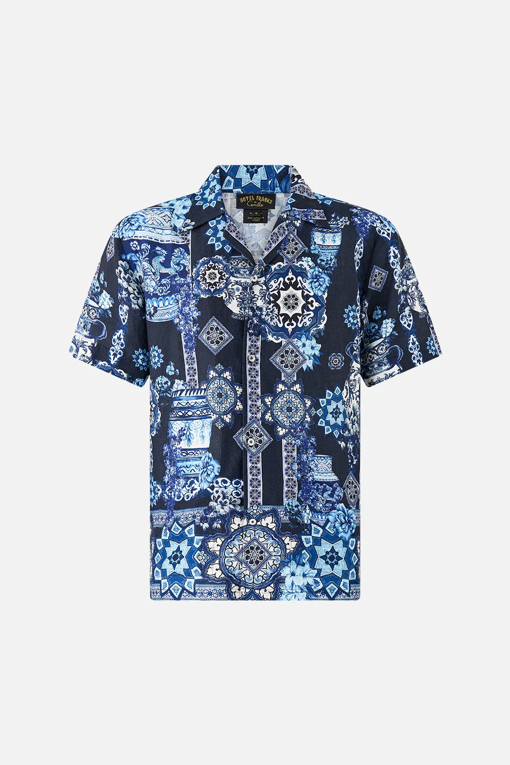 SHORT SLEEVE CABANA SHIRT A TILED WONDERLAND sold by Camilla product image thumbnail 3