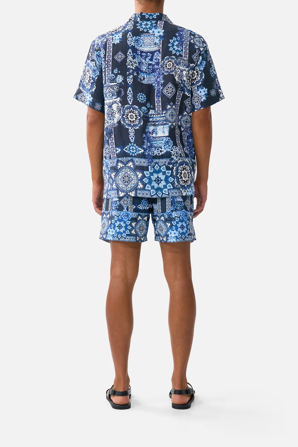 SHORT SLEEVE CABANA SHIRT A TILED WONDERLAND sold by Camilla product image thumbnail 2