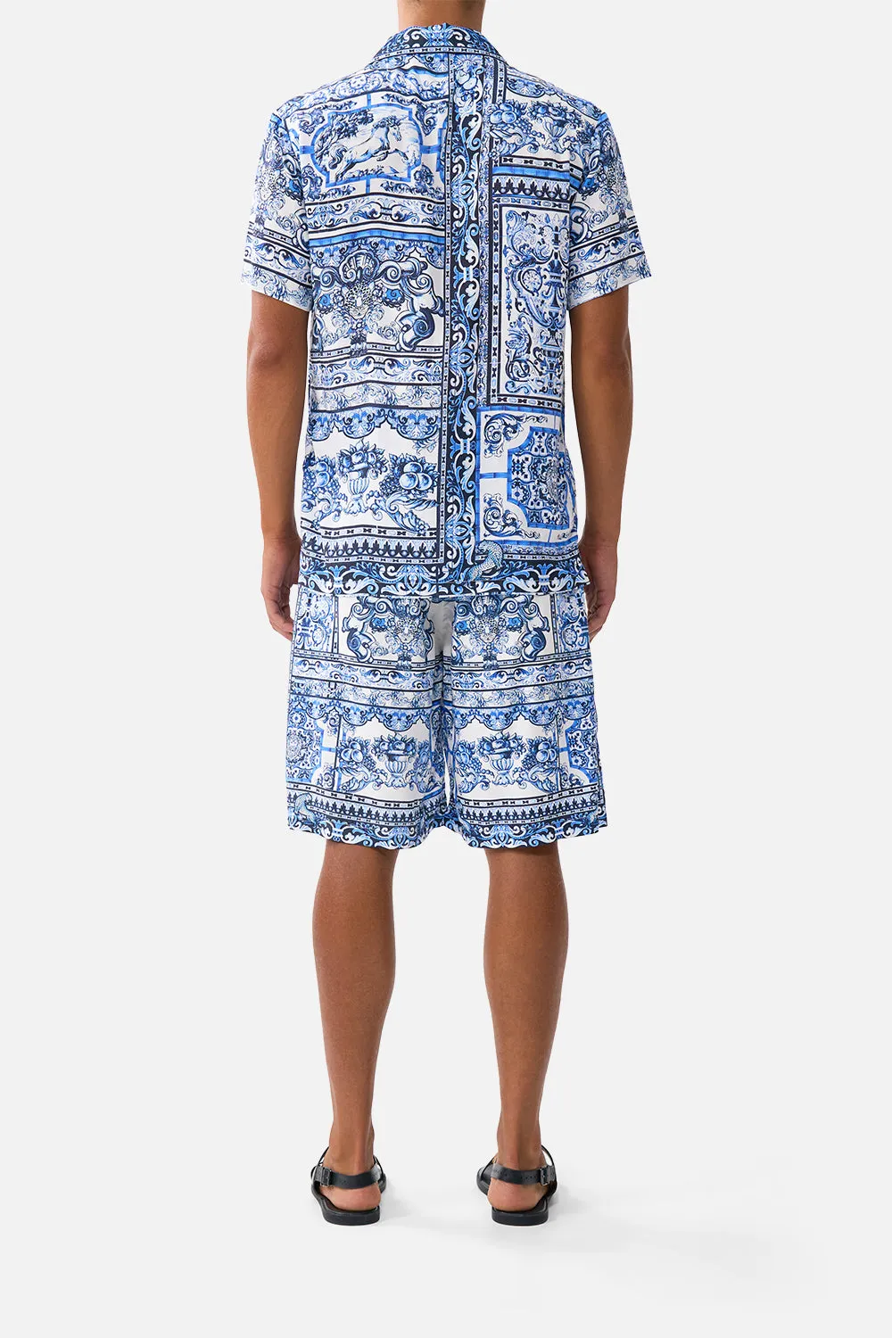 BAGGY LONG WALK SHORT WITH ELASTIC WAIST A TILED WONDERLAND sold by Camilla product image thumbnail 2