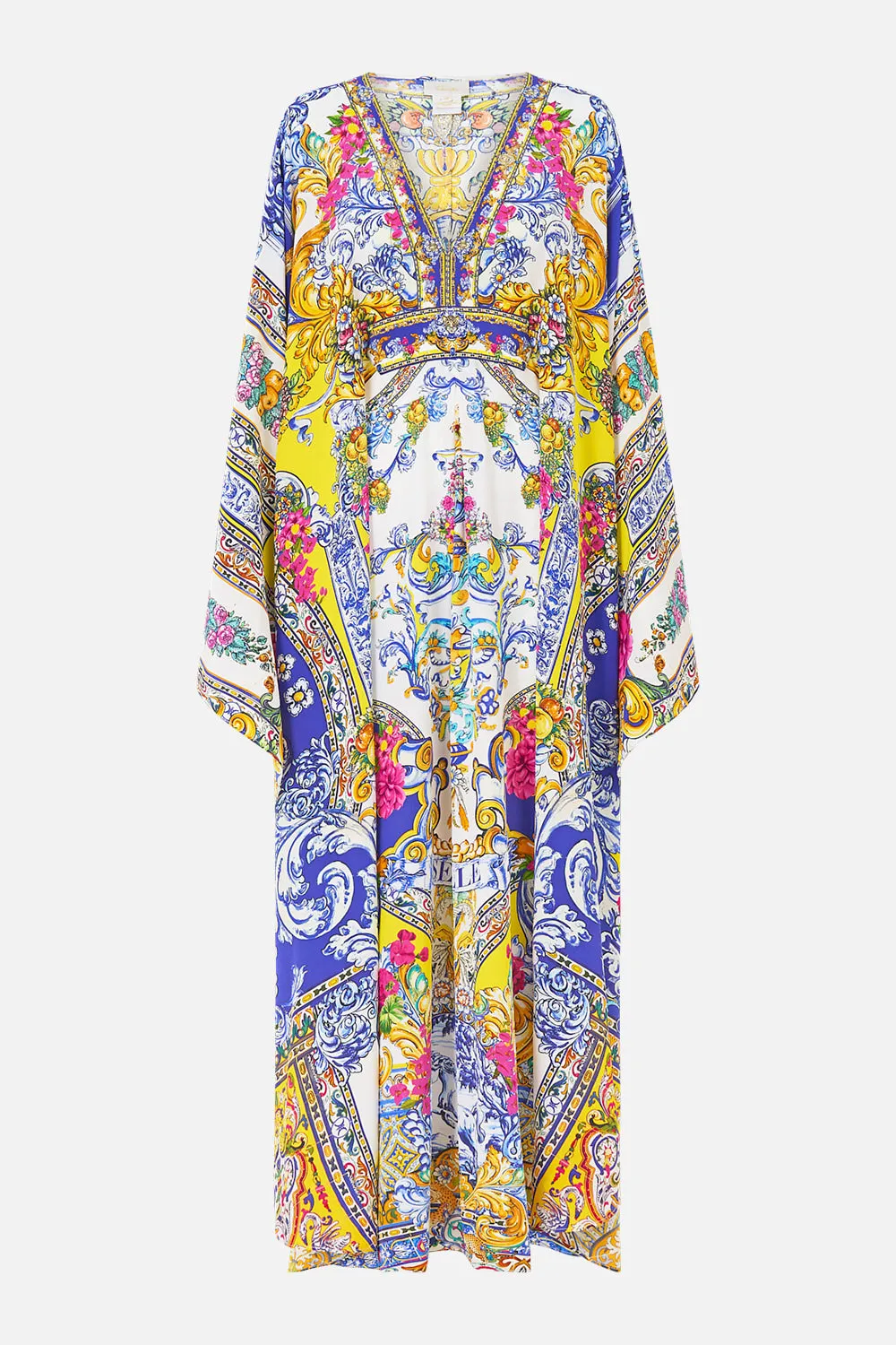 LONG KAFTAN WITH WAIST DETAIL ESPAÑA NIRVANA sold by Camilla
