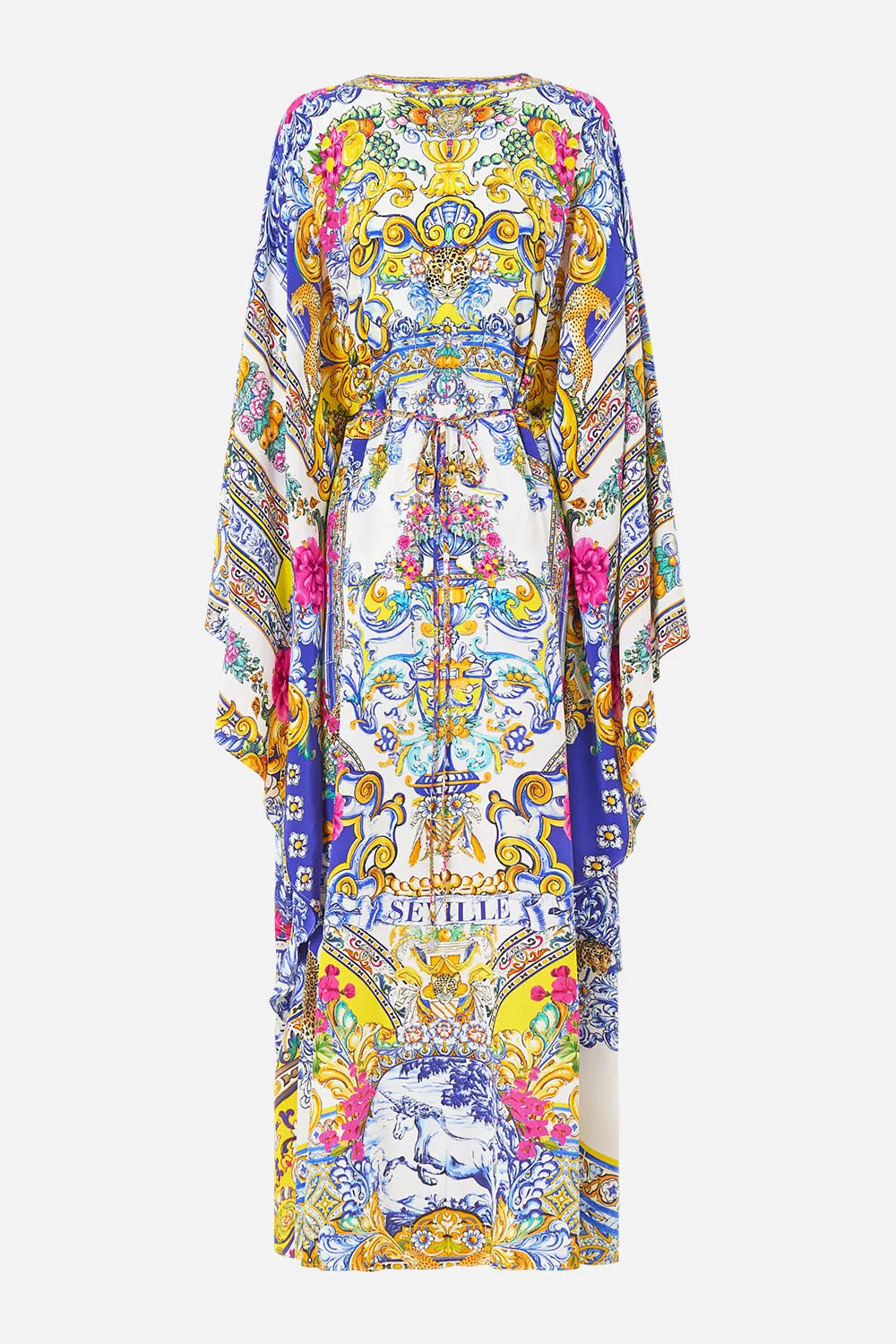 LONG KAFTAN WITH WAIST DETAIL ESPAÑA NIRVANA sold by Camilla product image thumbnail 2