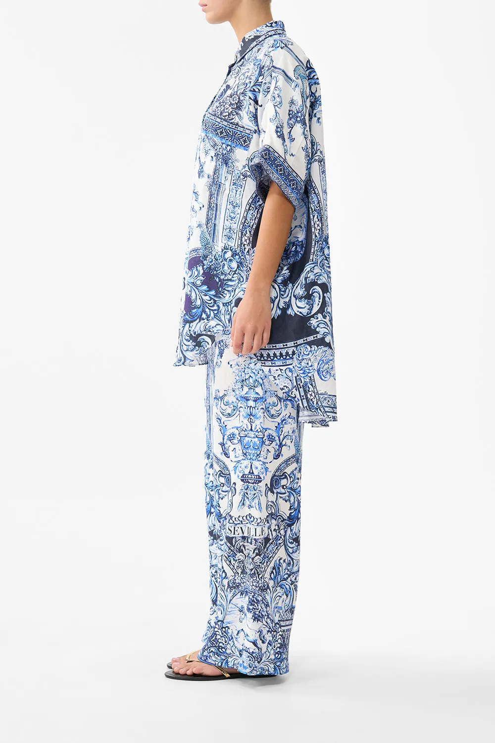 MINIMAL WIDE LEG PANT A TILED WONDERLAND sold by Camilla product image thumbnail 3