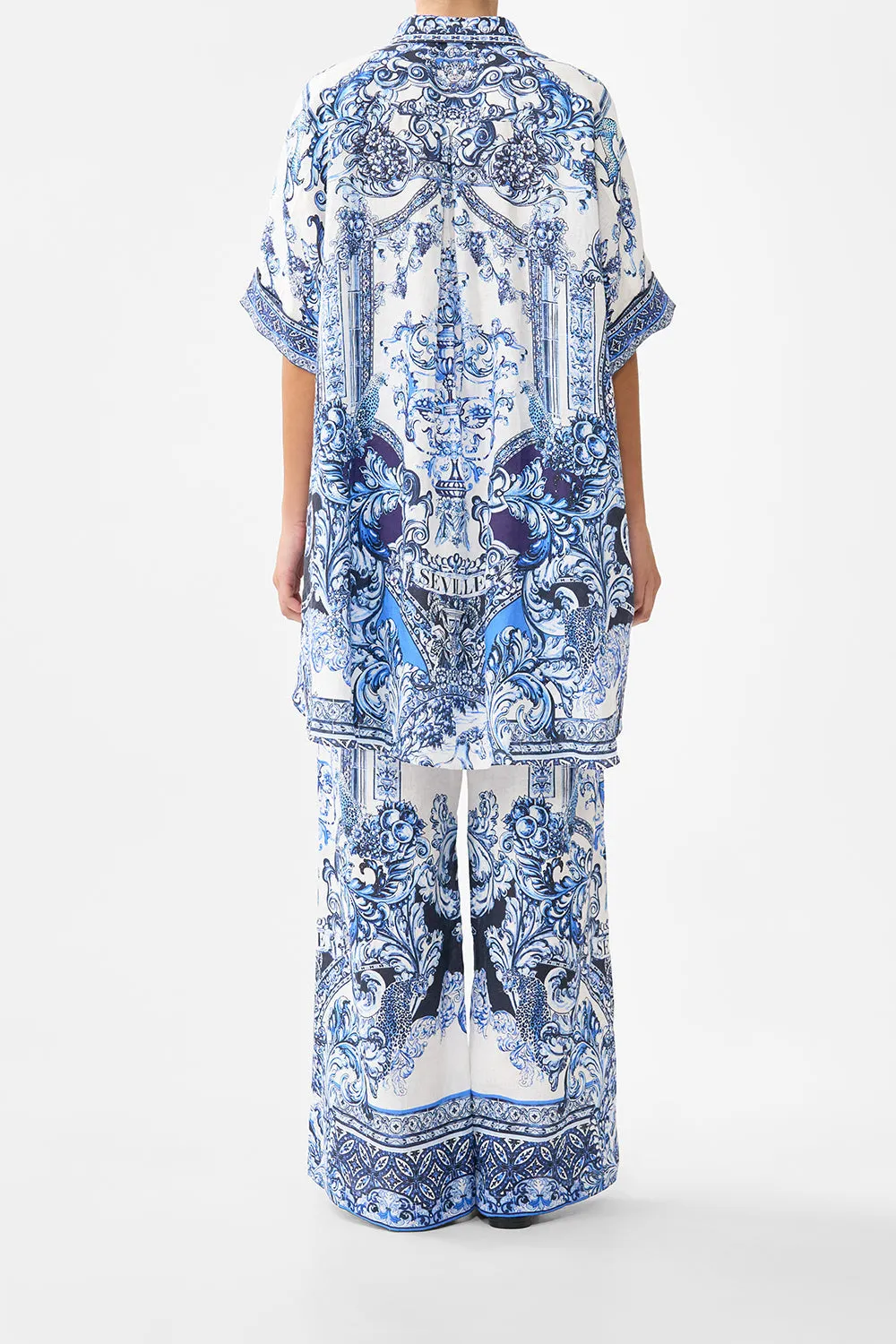 MINIMAL WIDE LEG PANT A TILED WONDERLAND sold by Camilla product image thumbnail 2