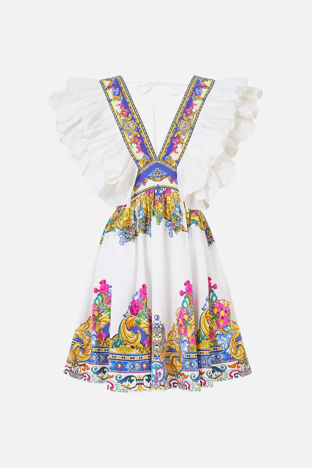 DOUBLE FRILL SLEEVE MINI DRESS MILLA IN SEVILLA sold by Camilla product image thumbnail 3