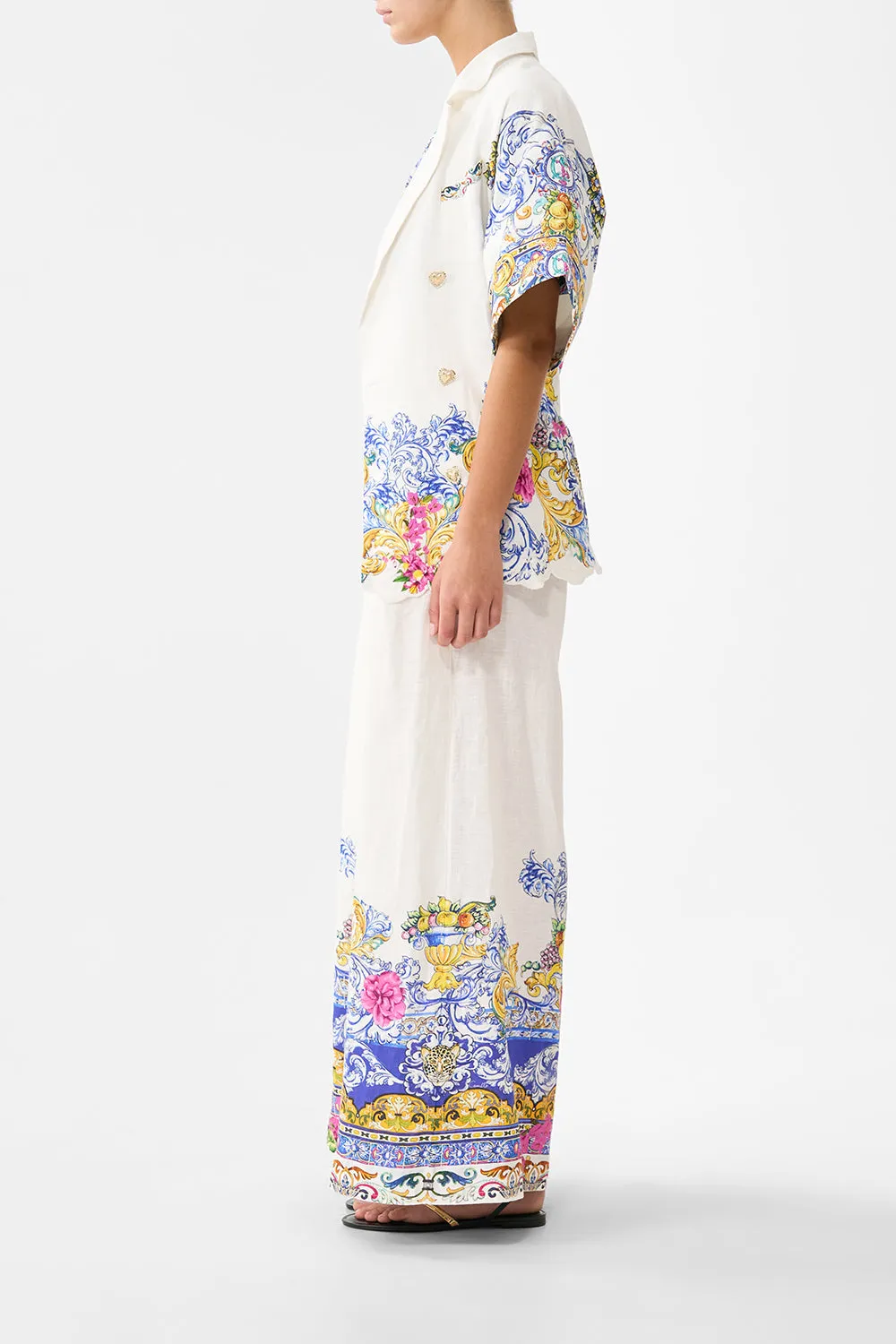 CORSET WAIST WIDE LEG PANT MILLA IN SEVILLA sold by Camilla product image thumbnail 4