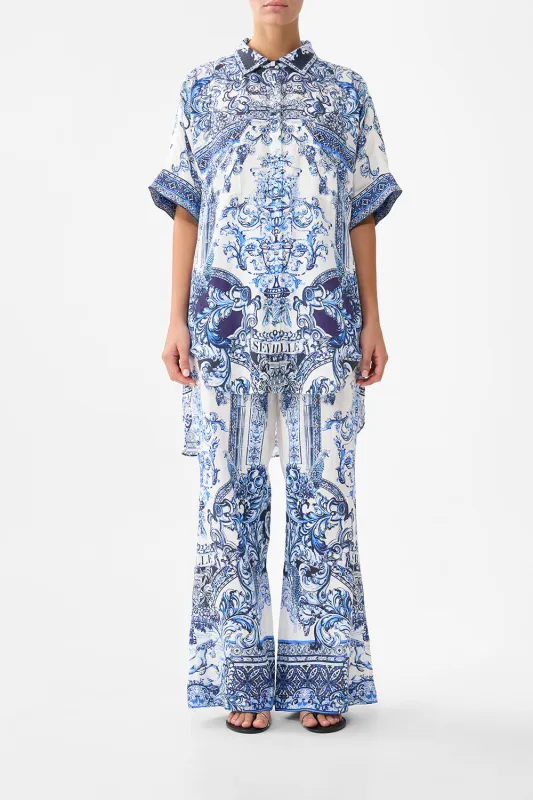 OVERSIZED POCKET TUNIC A TILED WONDERLAND sold by Camilla