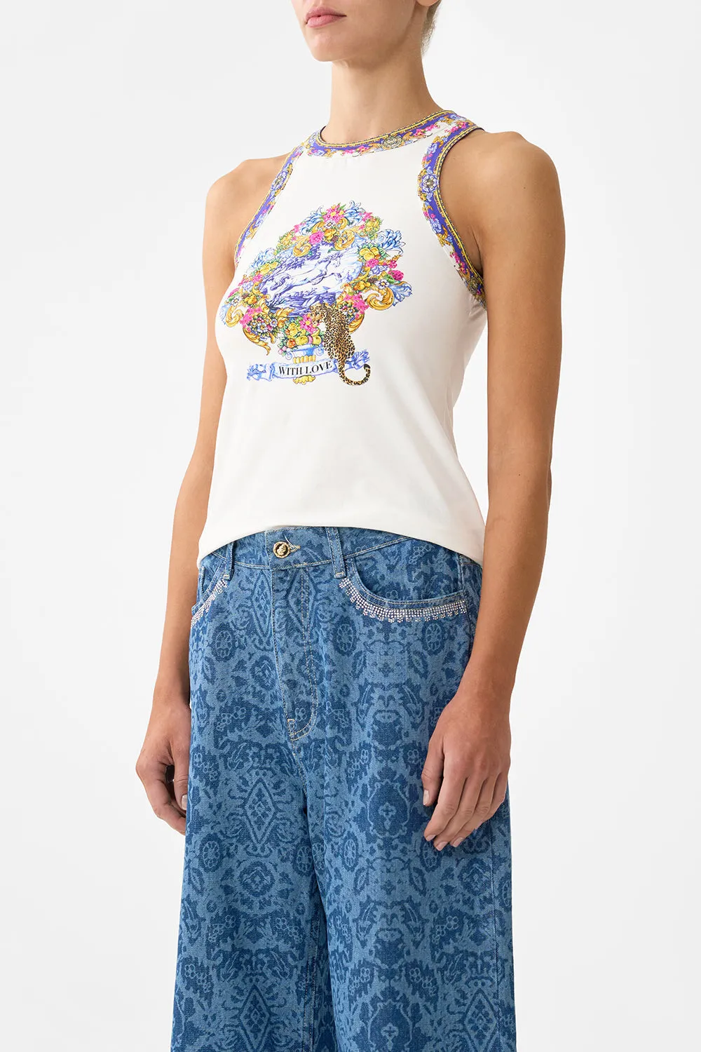 JERSEY TANK TOP ESPAÑA NIRVANA sold by Camilla product image thumbnail 5