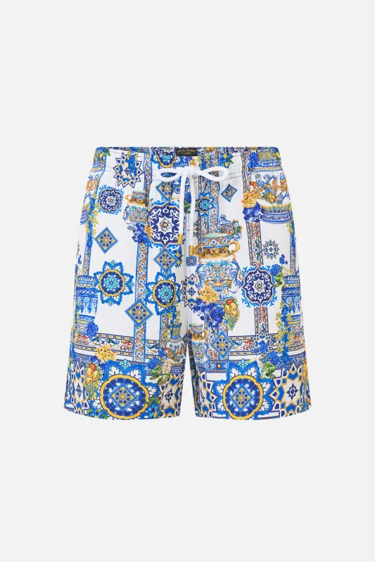 MID LENGTH BOARDSHORT WITH ELASTIC WAIST MILLA IN SEVILLA made by Camilla