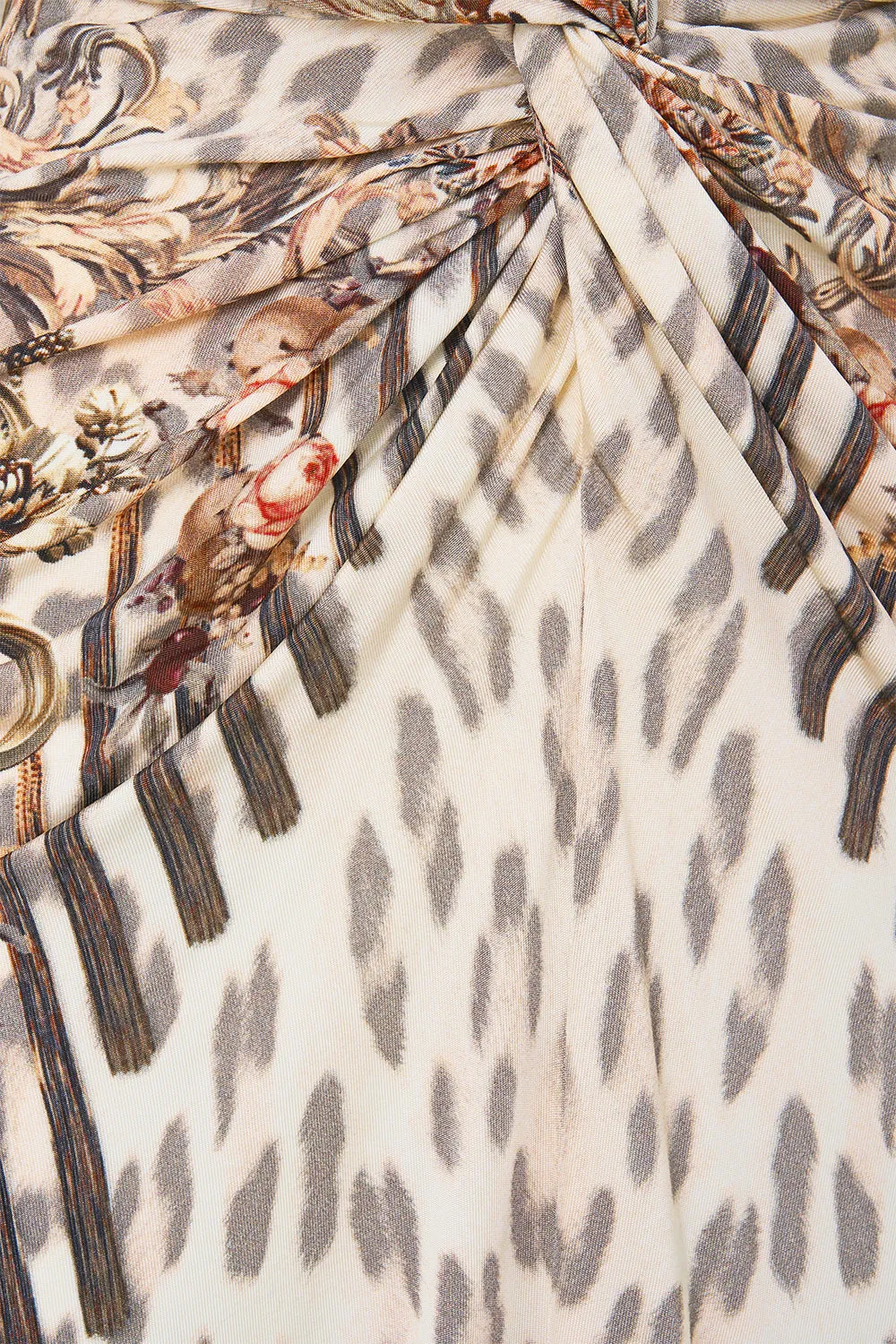 LONG SPLIT FRONT TWIST DRESS ARANJUEZ ANIMALIA sold by Camilla product image thumbnail 3