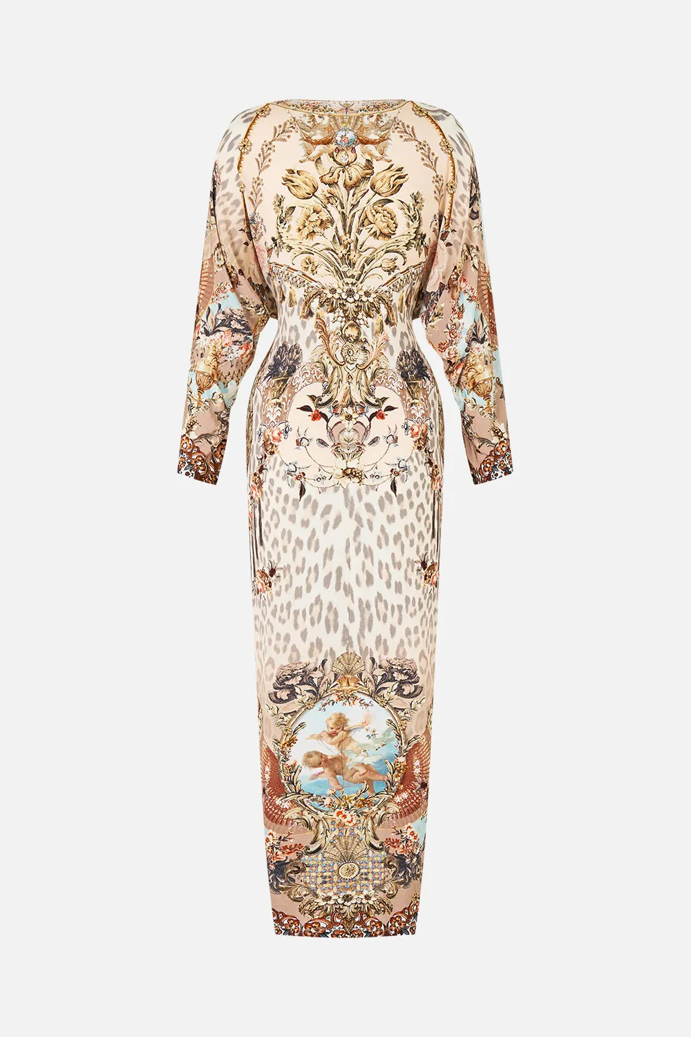 LONG SPLIT FRONT TWIST DRESS ARANJUEZ ANIMALIA sold by Camilla product image thumbnail 2