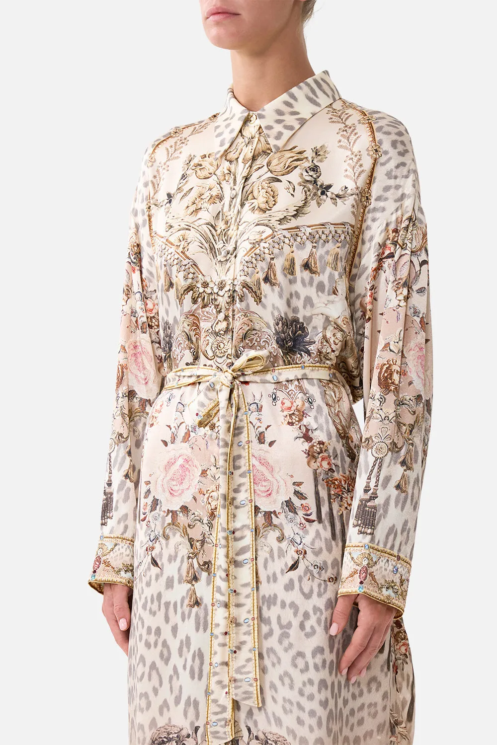 SHIRT DRESS WITH BACK BUTTON DETAIL ARANJUEZ ANIMALIA sold by Camilla product image thumbnail 5