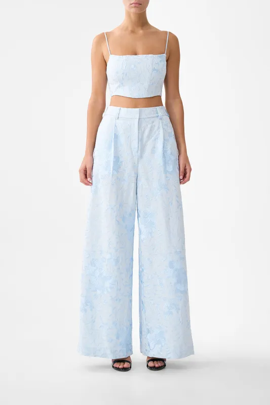 WIDE LEG WAISTED PANT SEVILLE SWEETHEART made by Camilla