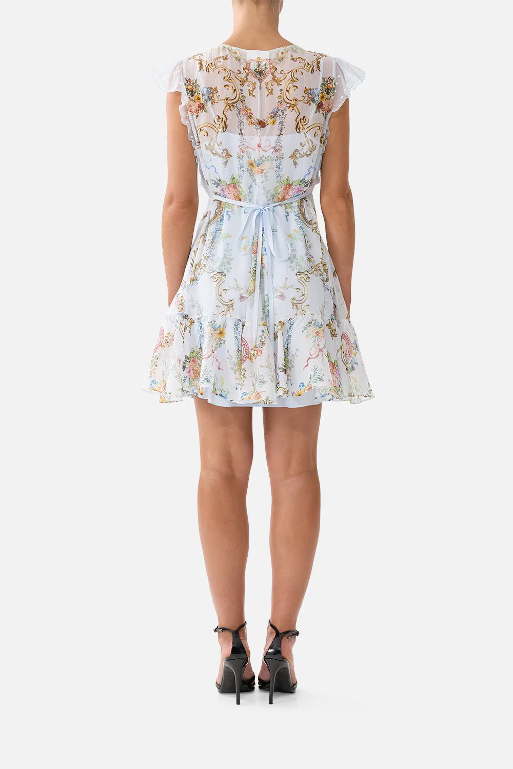 RUFFLE SLEEVE SHORT DRESS SEVILLE SWEETHEART sold by Camilla product image thumbnail 2