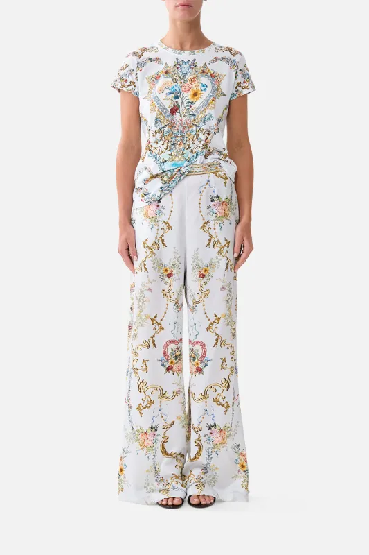 MINIMAL WIDE LEG PANT SEVILLE SWEETHEART sold by Camilla