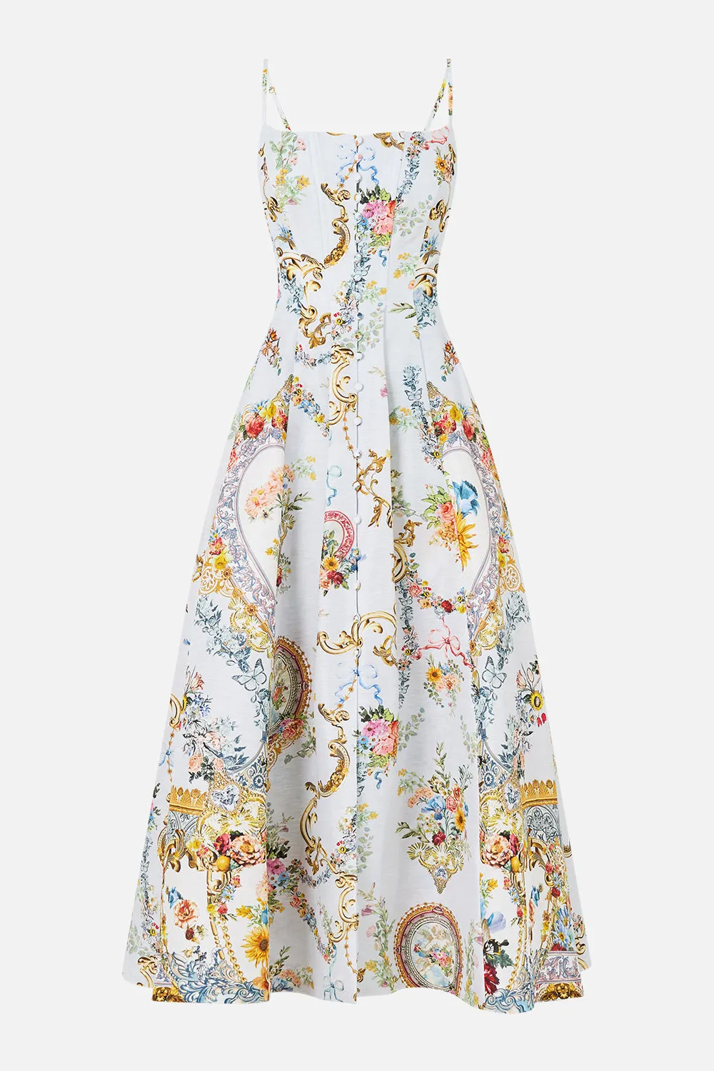 CORSET DRESS WITH LONG FLARED SKIRT SEVILLE SWEETHEART sold by Camilla product image thumbnail 3