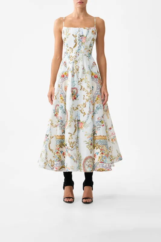 CORSET DRESS WITH LONG FLARED SKIRT SEVILLE SWEETHEART sold by Camilla