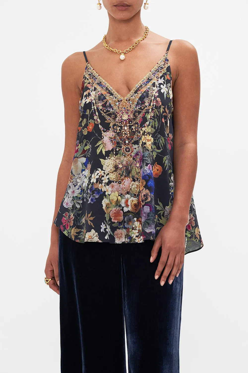 V NECK CAMI PLAY YOUR CARDS RIGHT sold by Camilla product image thumbnail 5