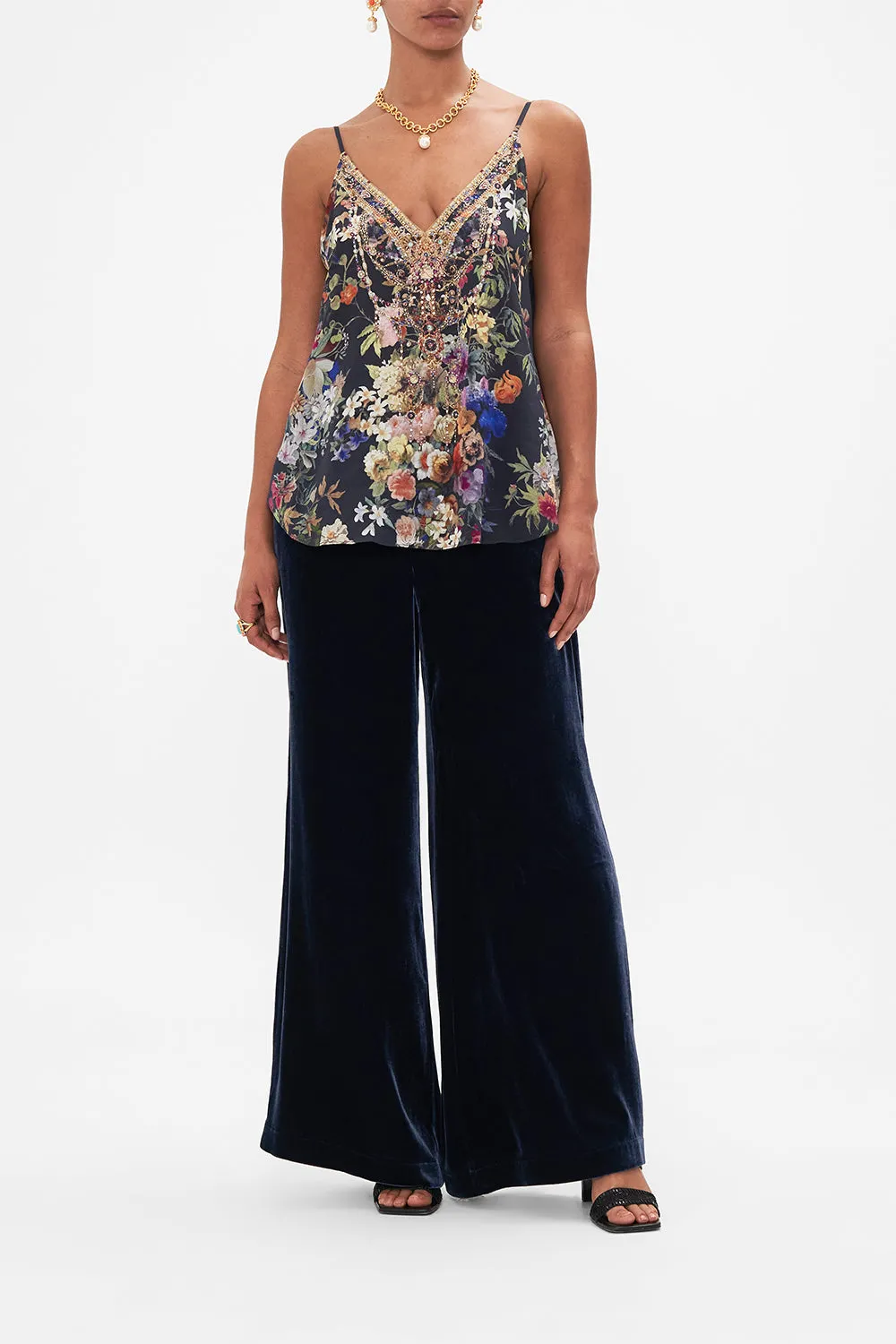 V NECK CAMI PLAY YOUR CARDS RIGHT sold by Camilla