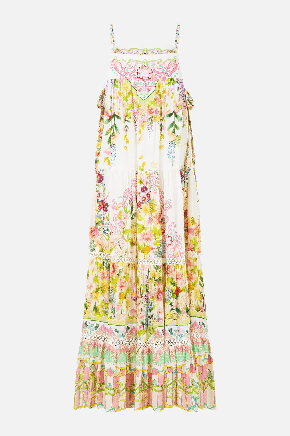 LONG TIERED DRESS WITH BOW TIES THE CALL OF CATALONIA sold by Camilla product image thumbnail 2