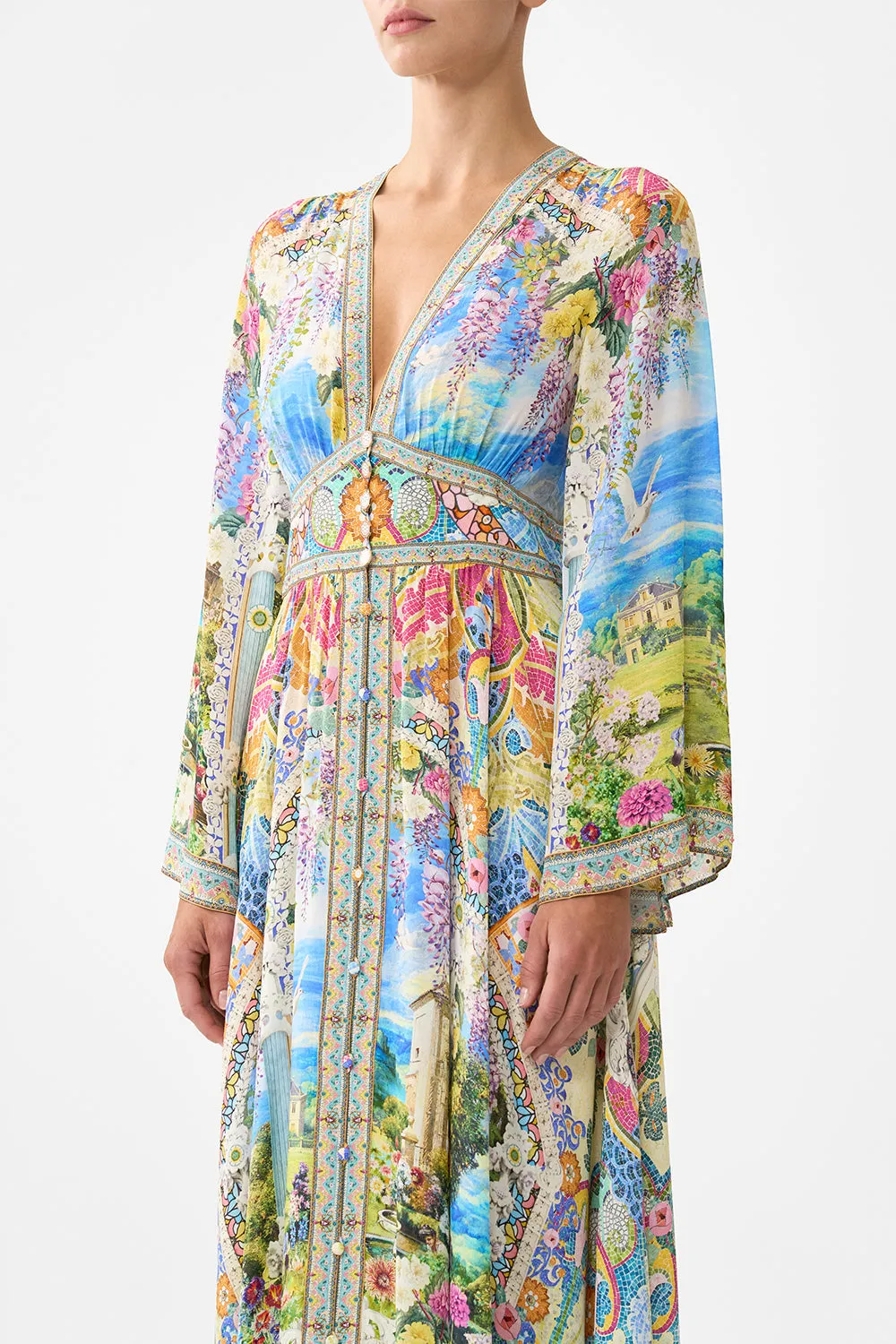 KIMONO SLEEVE DRESS WITH SHIRRING DETAIL NAVÀS NOUVEAU sold by Camilla product image thumbnail 5