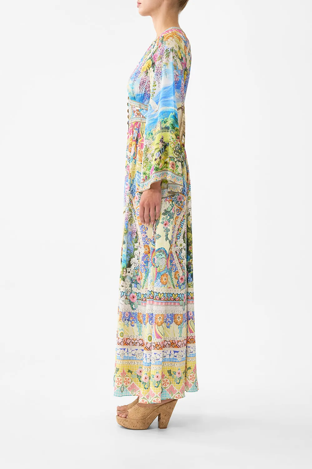 KIMONO SLEEVE DRESS WITH SHIRRING DETAIL NAVÀS NOUVEAU sold by Camilla product image thumbnail 4