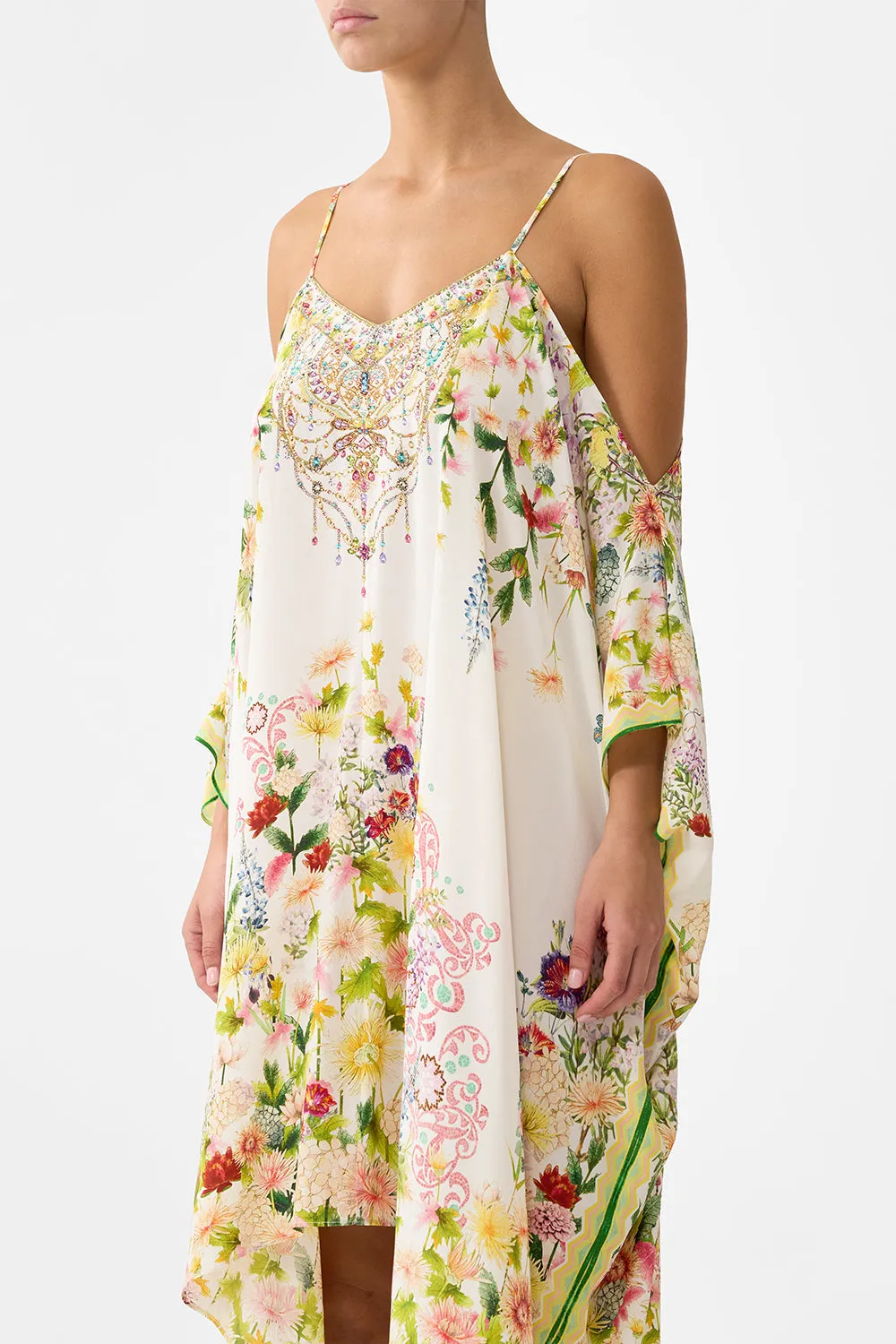 SHORT DROP SHOULDER STRAP KAFTAN THE CALL OF CATALONIA sold by Camilla product image thumbnail 5