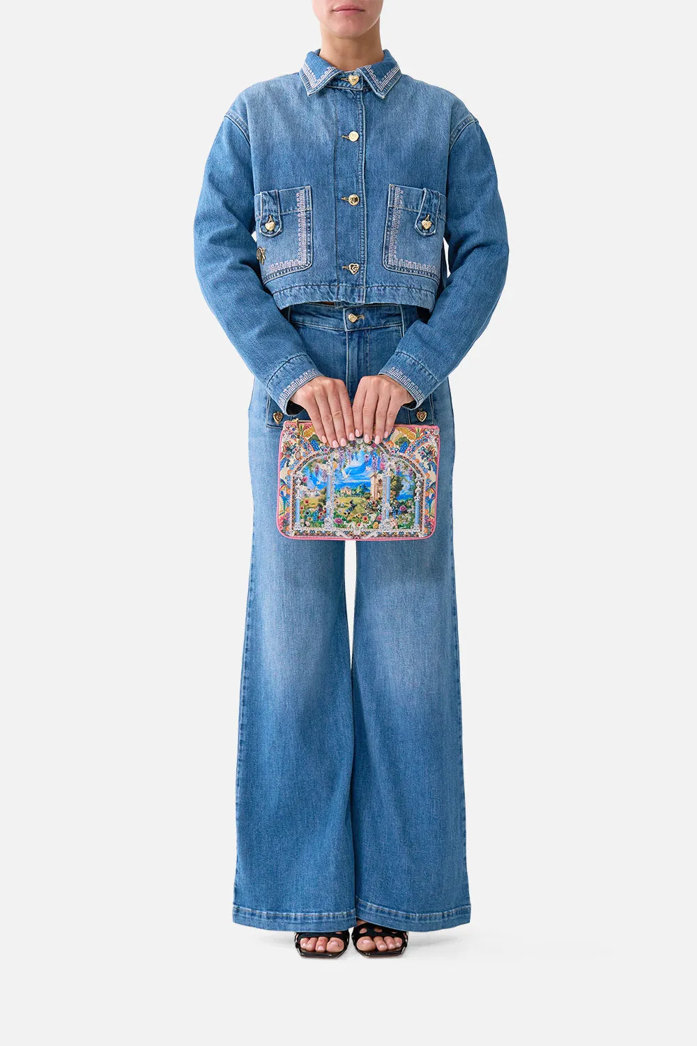 SMALL CANVAS CLUTCH NAVÀS NOUVEAU sold by Camilla product image thumbnail 4