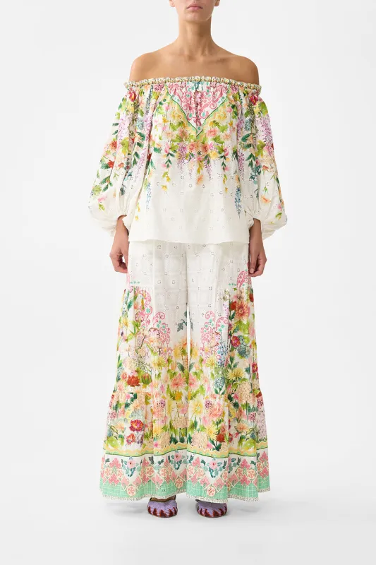 TROUSER WITH TIERED PANELS THE CALL OF CATALONIA made by Camilla