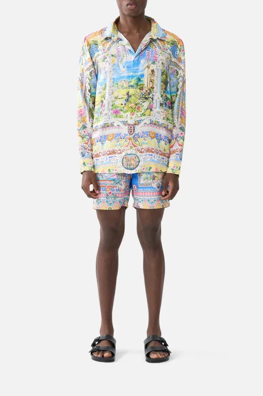 LONG SLEEVE HIDDEN PLACKET SHIRT NAVÀS NOUVEAU sold by Camilla