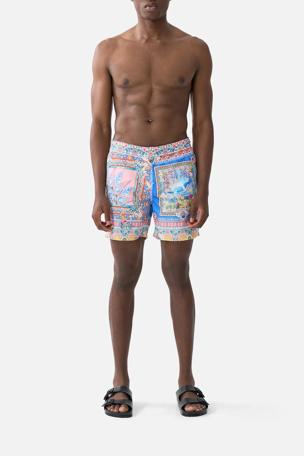 MID LENGTH BOARDSHORT WITH FIXED WAIST NAVÀS NOUVEAU sold by Camilla