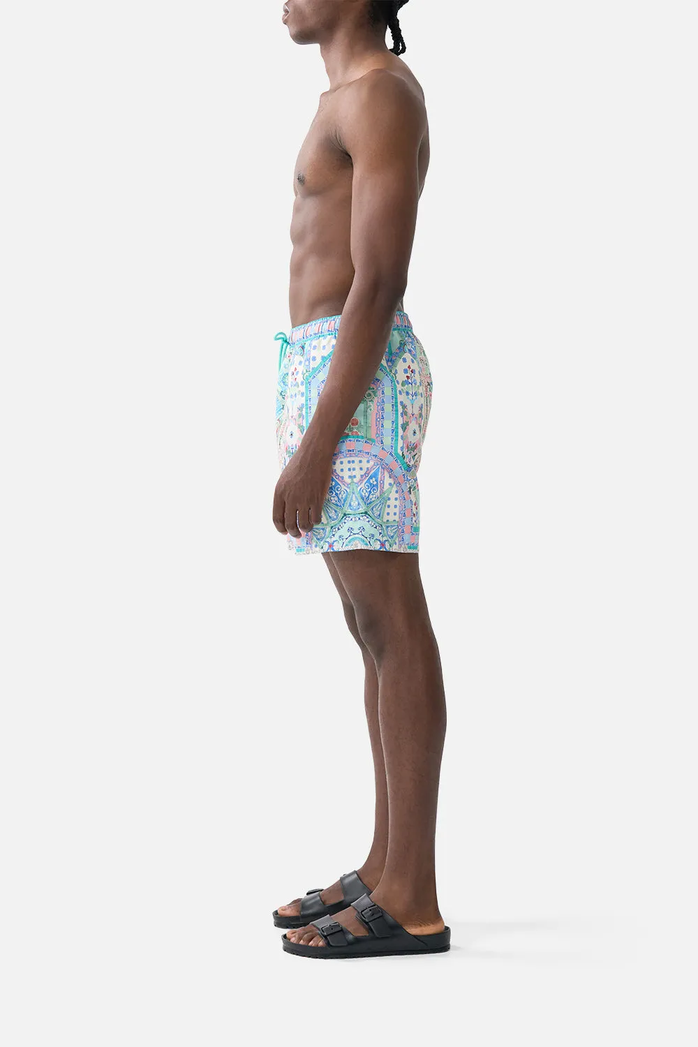MID LENGTH BOARDSHORT WITH ELASTIC WAIST MIDSUMMER MOSAICS sold by Camilla product image thumbnail 4