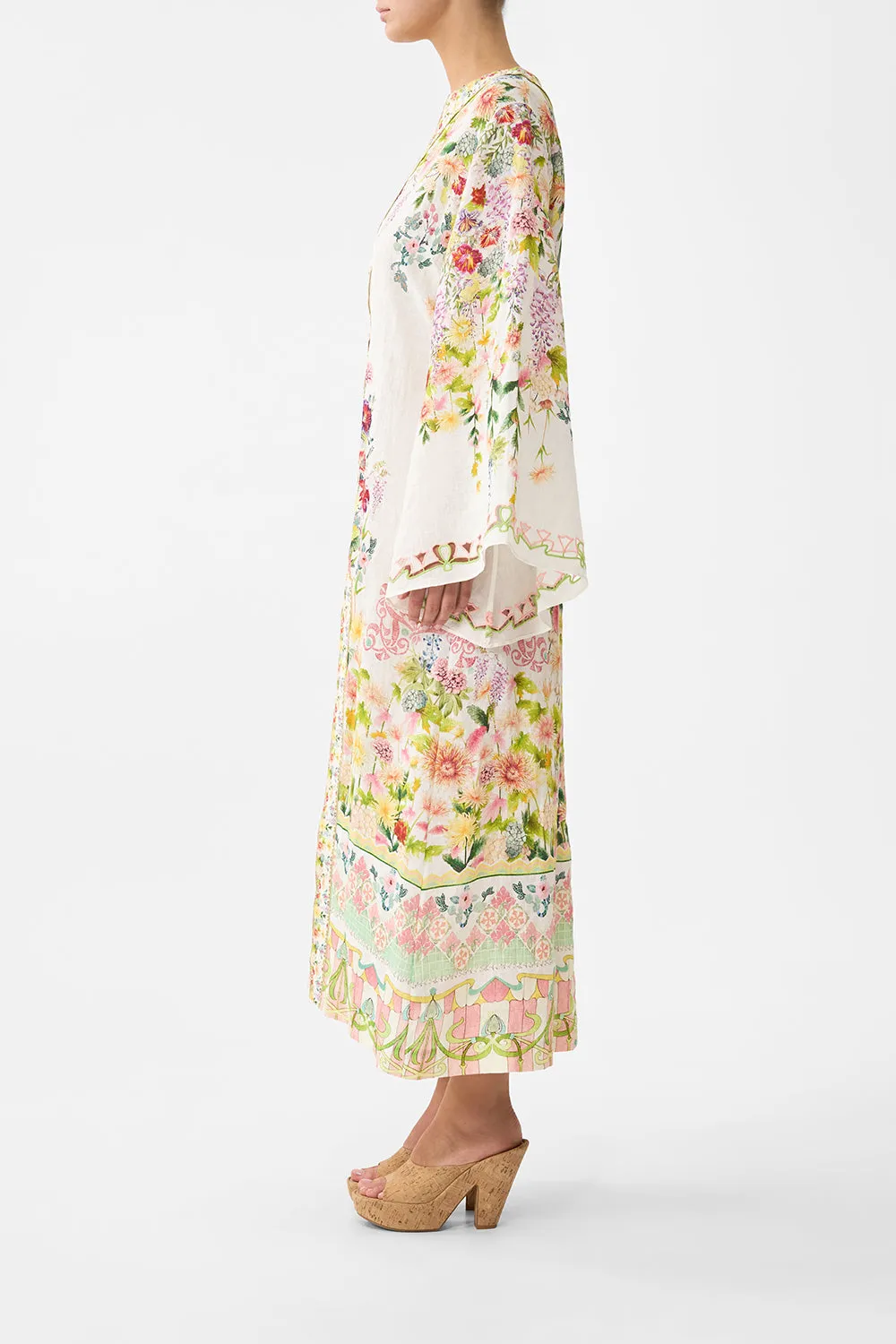 DEEP V NECK HARDWARE KAFTAN THE CALL OF CATALONIA sold by Camilla product image thumbnail 4