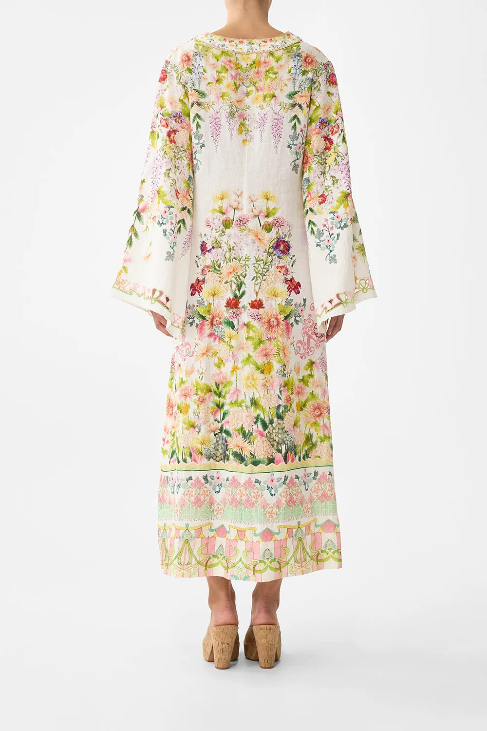 DEEP V NECK HARDWARE KAFTAN THE CALL OF CATALONIA sold by Camilla product image thumbnail 2