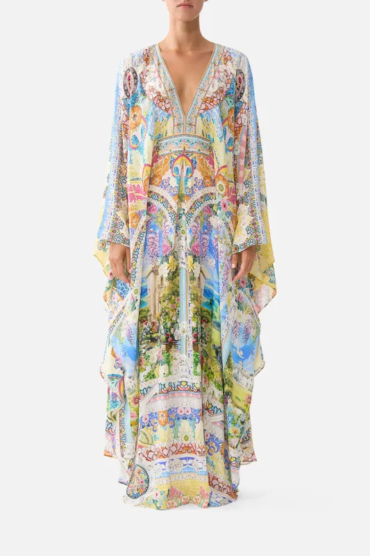 LONG KAFTAN WITH WAIST DETAIL NAVÀS NOUVEAU made by Camilla