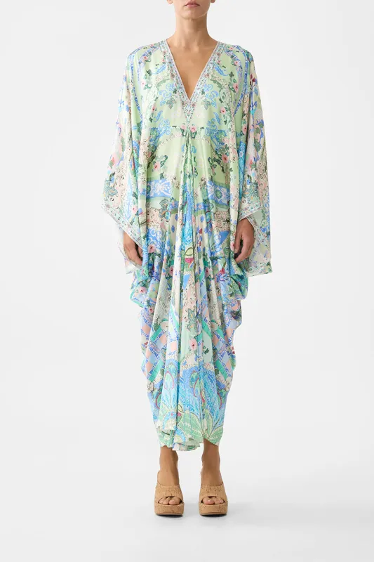T SHAPE LONG KAFTAN MIDSUMMER MOSAICS sold by Camilla