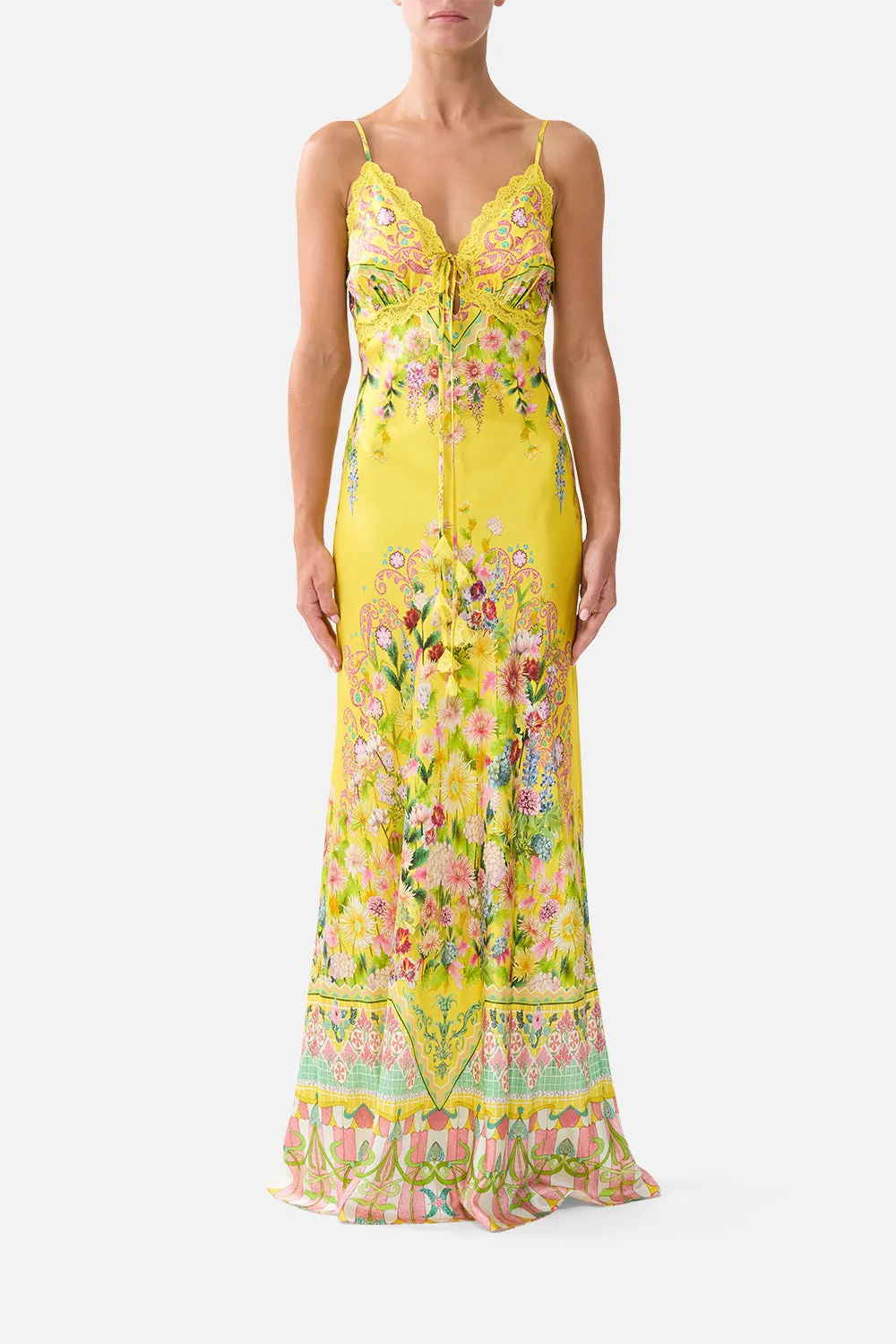 BIAS SLIP DRESS WITH LACE EDGE DETAIL LADY LIMONADA sold by Camilla