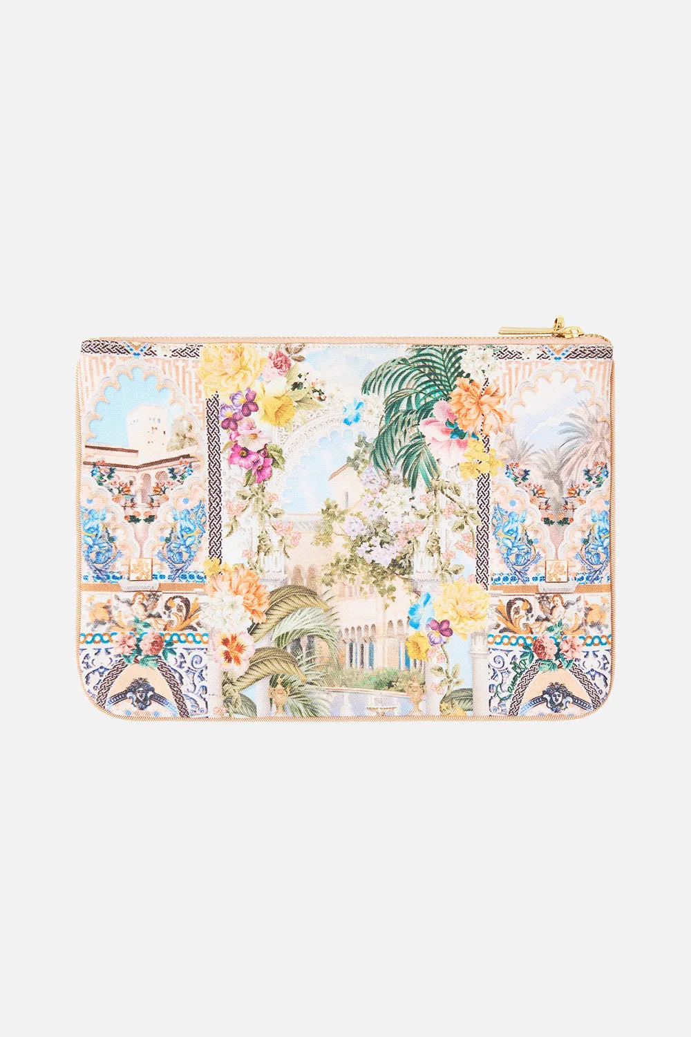 SMALL CANVAS CLUTCH THE ARCHITECTS OF ALCÁZAR sold by Camilla product image thumbnail 2